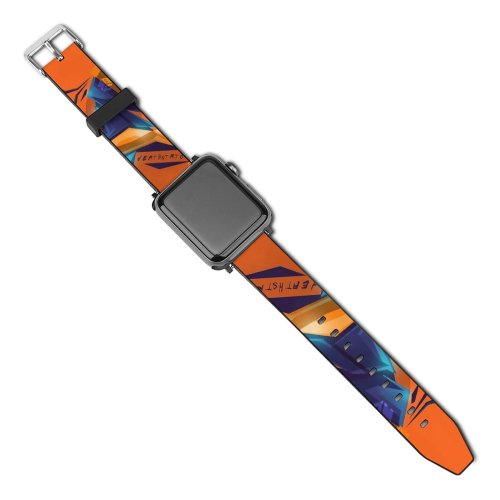 yanfind Watch Strap for Apple Watch Deepak Bhatt Graphics CGI Deathstroke Supervillain  Comics Minimal Art Compatible with iWatch Series 5 4 3 2 1