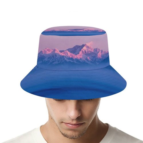 yanfind Adult Fisherman's Hat Himalayas Mountain Range Sunrise Winter Above Clouds Mountains Fishing Fisherman Cap Travel Beach Sun protection
