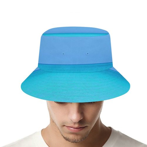 yanfind Adult Fisherman's Hat Tranquil Sky Horizon Calm Azure Sun Sea Calm Sky Ocean Serenity Escape Fishing Fisherman Cap Travel Beach Sun protection