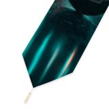 Yanfind Table Runner Blur Focus Dark Field Lensball Round Ball Reflection Crystal Depth Everyday Dining Wedding Party Holiday Home Decor