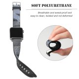 yanfind Watch Strap for Apple Watch Whooper  Bird Fight Spring Lake Vertebrate Ducks Geese Swans Beak Tundra Compatible with iWatch Series 5 4 3 2 1