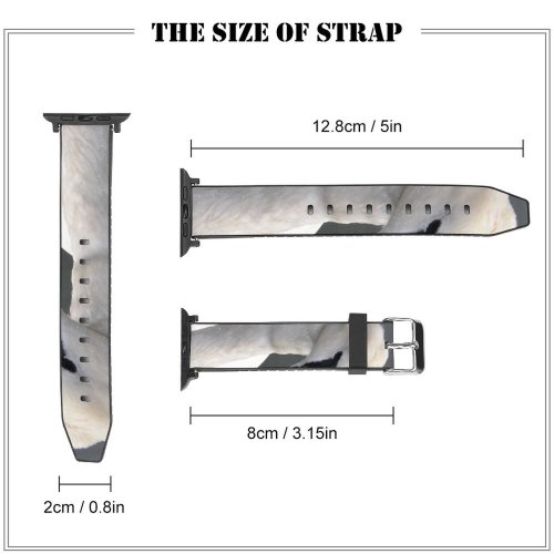 yanfind Watch Strap for Apple Watch Swans  Bird Avian Serpentine London Swim Beak Feather Feathers Cygnet Aquatic Compatible with iWatch Series 5 4 3 2 1