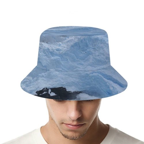 yanfind Adult Fisherman's Hat Winter Glaciar Cap Polar Argentina Ice Ocean Ice Iceberg Ocean Glacial Lake Fishing Fisherman Cap Travel Beach Sun protection