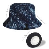 yanfind Adult Fisherman's Hat Space Star Trails Silhouette Exposure Outer Space Night Time Astronomy Fishing Fisherman Cap Travel Beach Sun protection