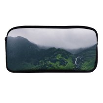 yanfind Pencil Case YHO Images Fog Mist River Alps Grass Wallpapers  Outdoors Crest Snowdon Cloudy Zipper Pens Pouch Bag for Student Office School