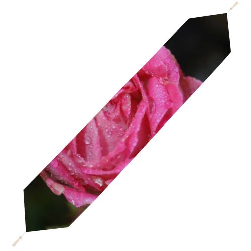 Yanfind Table Runner Winter Flower × Julia Christmas Rosa Petal Flower Centifolia Flowering Rose Floribunda Everyday Dining Wedding Party Holiday Home Decor