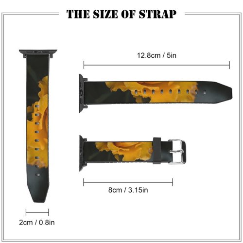 yanfind Watch Strap for Apple Watch Shahrak Naft Floral Rose E Plant Petals PNG Flower Khuzestan Compatible with iWatch Series 5 4 3 2 1
