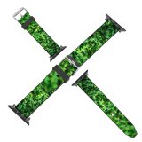 yanfind Watch Strap for Apple Watch Plant Vegetation Grass  Leaf Non Vascular Land Family Groundcover Compatible with iWatch Series 5 4 3 2 1