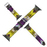 yanfind Watch Strap for Apple Watch Purple Flowers Netherlands Flower Flowering Plant Wild Pansy Petal Violet Family Viola Compatible with iWatch Series 5 4 3 2 1