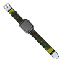 yanfind Watch Strap for Apple Watch Landscape Rural Building Countryside Plant Domain Pasture Farm Pictures Grassland Outdoors Compatible with iWatch Series 5 4 3 2 1