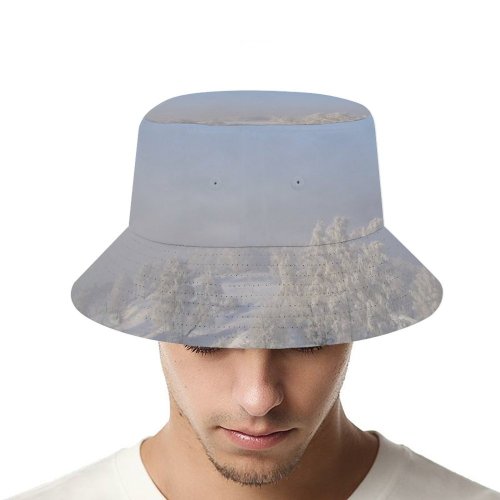 yanfind Adult Fisherman's Hat Winter Frozen Winter Atmospheric Wojkowice Cloud Sky Wood Poland Snow Forest Tree Fishing Fisherman Cap Travel Beach Sun protection