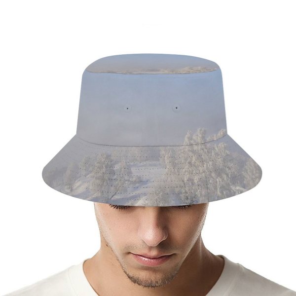 yanfind Adult Fisherman's Hat Winter Frozen Winter Atmospheric Wojkowice Cloud Sky Wood Poland Snow Forest Tree Fishing Fisherman Cap Travel Beach Sun protection