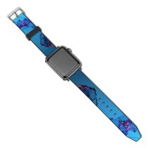 yanfind Watch Strap for Apple Watch Tim Mossholder Jellyfish Underwater Sea  Aquarium Floating Compatible with iWatch Series 5 4 3 2 1