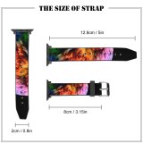 yanfind Watch Strap for Apple Watch John Towner Black Dark Chicken Colorful AMOLED Compatible with iWatch Series 5 4 3 2 1
