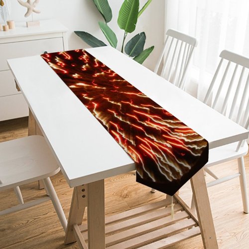 Yanfind Table Runner Life Live Urban Nation Public Friendship Help Unity Union Design Concept Peace Everyday Dining Wedding Party Holiday Home Decor