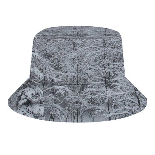 yanfind Adult Fisherman's Hat Winter Tree Tree Branch Frost Winter Forest Freezing Atmospheric Snow Fishing Fisherman Cap Travel Beach Sun protection