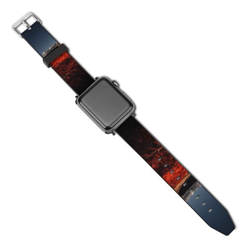 yanfind Watch Strap for Apple Watch Scenery Field Mesa Grass Plant Free Outdoors Wallpapers Land Grassland Images Compatible with iWatch Series 5 4 3 2 1