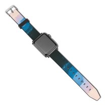yanfind Watch Strap for Apple Watch Cascade Range  Foggy Morning Layers Compatible with iWatch Series 5 4 3 2 1