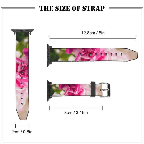 yanfind Watch Strap for Apple Watch Valentines Flora Bouquet  Rose Toronto Fancy Home Plant  Purple Compatible with iWatch Series 5 4 3 2 1