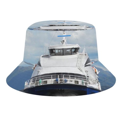 yanfind Adult Fisherman's Hat Vehicle Speed Transport Vessel Ship Motor Passenger Sea Ship Catamaran Fjords Watercraft Fishing Fisherman Cap Travel Beach Sun protection