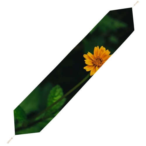 Yanfind Table Runner Blur Focus Beautiful Plant Delicate Season Grass Light Growth Blooming Garden Outdoors Everyday Dining Wedding Party Holiday Home Decor
