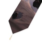 Yanfind Table Runner Jake Blucker Rocky Beach Sunrise Crescent Moon Dawn Everyday Dining Wedding Party Holiday Home Decor