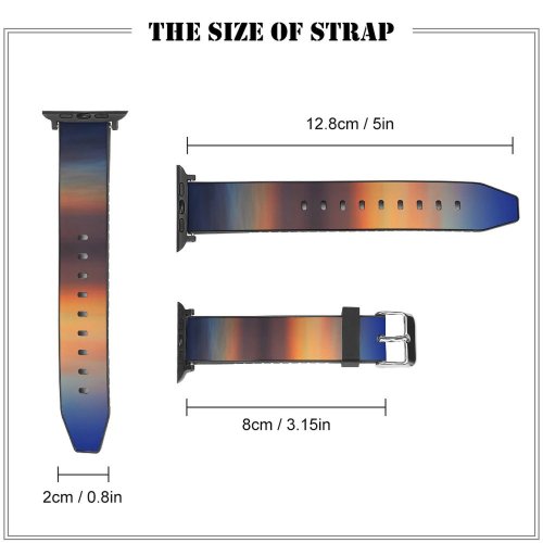 yanfind Watch Strap for Apple Watch Johannes Plenio Horizon Landscape River Morning Fog Compatible with iWatch Series 5 4 3 2 1