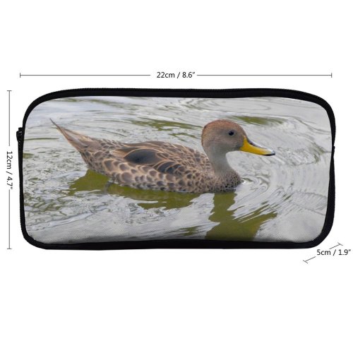yanfind Pencil Case YHO Beak Duck Mallard Pato Birds Ducks Swans Bird Bird Geese Waterfowl Wildlife Zipper Pens Pouch Bag for Student Office School