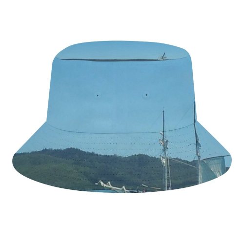 yanfind Adult Fisherman's Hat Watercraft Sailboat Sail Beach Boats Sunset Sky Sailing Schooner Vehicle Tree Calm Fishing Fisherman Cap Travel Beach Sun protection