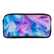 yanfind Pencil Case YHO Robert Kohlhuber Abstract Liquid Art Pearl Colorful Fluid Zipper Pens Pouch Bag for Student Office School