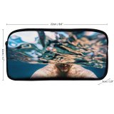yanfind Pencil Case YHO Pool Dive Images Rays Nonsapvisuals Fun Wallpapers Sea Oxygen Stock Free Mouth Zipper Pens Pouch Bag for Student Office School