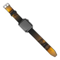 yanfind Watch Strap for Apple Watch  Aviv Jaffo Beach Sunset  Sky Horizon Sea Sunrise Afterglow Compatible with iWatch Series 5 4 3 2 1