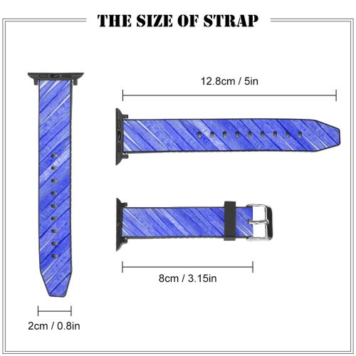 yanfind Watch Strap for Apple Watch Tooth Pick Cleaning Clean Dental Teeth Purple Electric Compatible with iWatch Series 5 4 3 2 1