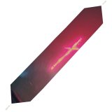 Yanfind Table Runner Blur Focus Dark Illuminated Lights Window Evening Blurred Light Defocused Blurry Car Everyday Dining Wedding Party Holiday Home Decor