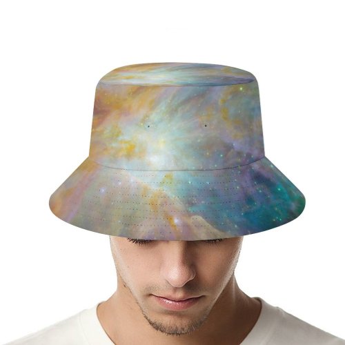 yanfind Adult Fisherman's Hat Space Orion Nebula Astronomy Fishing Fisherman Cap Travel Beach Sun protection