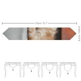 Yanfind Table Runner Young Kitty Pet Sleeping Resting Felidae Kitten Tabby Field Cute Little Focus Everyday Dining Wedding Party Holiday Home Decor