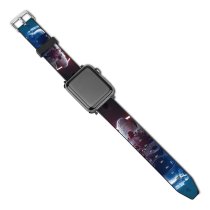 yanfind Watch Strap for Apple Watch Vadim Sadovski Space Astronaut Asteroids Space Suit Neon Light Space Travel Space Compatible with iWatch Series 5 4 3 2 1