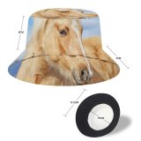 yanfind Adult Fisherman's Hat Horse Fence Portrait Bokeh Fishing Fisherman Cap Travel Beach Sun protection