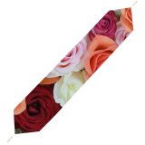 Yanfind Table Runner Dance Yokoo Flowers Rose Colorful Floral Blossom Beautiful Everyday Dining Wedding Party Holiday Home Decor