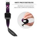 yanfind Watch Strap for Apple Watch Technology Black Dark Mac OS X Dark Compatible with iWatch Series 5 4 3 2 1