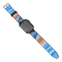 yanfind Watch Strap for Apple Watch Anek Suwannaphoom Hot  Balloons Landscape Hills Sunrise Morning Foggy Compatible with iWatch Series 5 4 3 2 1