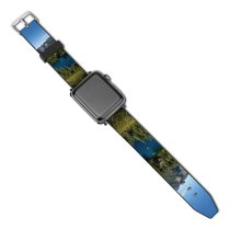 yanfind Watch Strap for Apple Watch Mount Rainier Eunice Lake Landscape Sky  Mountains Snow Covered Trees Clear Compatible with iWatch Series 5 4 3 2 1