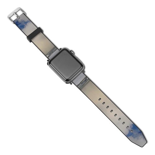 yanfind Watch Strap for Apple Watch Domain Pictures Cloud Outdoors Snow Cumulus  Cloudy  Public Meteorology Compatible with iWatch Series 5 4 3 2 1