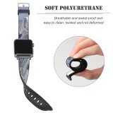yanfind Watch Strap for Apple Watch Scenery Range Sky Slope  Snow Free  Outdoors Wallpapers Images Compatible with iWatch Series 5 4 3 2 1