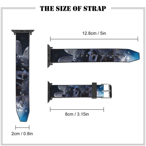yanfind Watch Strap for Apple Watch Vadim Sadovski Space Astronaut Asteroids Planet Space Travel Gravity Compatible with iWatch Series 5 4 3 2 1