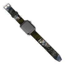 yanfind Watch Strap for Apple Watch Winter Cloud Landscape Sky Tree Tree Branch Plant Atmosphere Natural Morning Atmospheric Compatible with iWatch Series 5 4 3 2 1