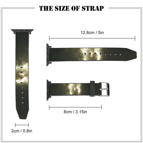 yanfind Watch Strap for Apple Watch  Clouds Sky Cloud Daytime Atmospheric Light Atmosphere Sunlight Lighting Cumulus Compatible with iWatch Series 5 4 3 2 1