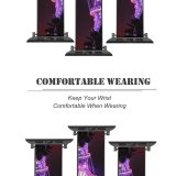 yanfind Watch Strap for Apple Watch Timo  Supertree  Lighting Purple Colorful Lights Garden Night Singapore Compatible with iWatch Series 5 4 3 2 1
