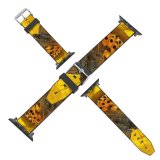 yanfind Watch Strap for Apple Watch Lady Flowers Butterfly Insects Closeup Compatible with iWatch Series 5 4 3 2 1