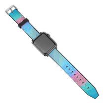 yanfind Watch Strap for Apple Watch Technology   Colorful Glossy Gradient Compatible with iWatch Series 5 4 3 2 1
